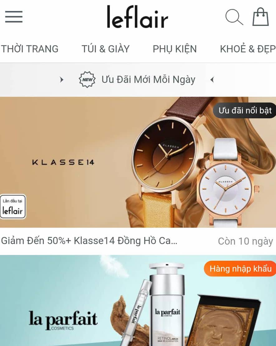Vì sao website bán hàng hiệu Leflair đột ngột đóng cửa?