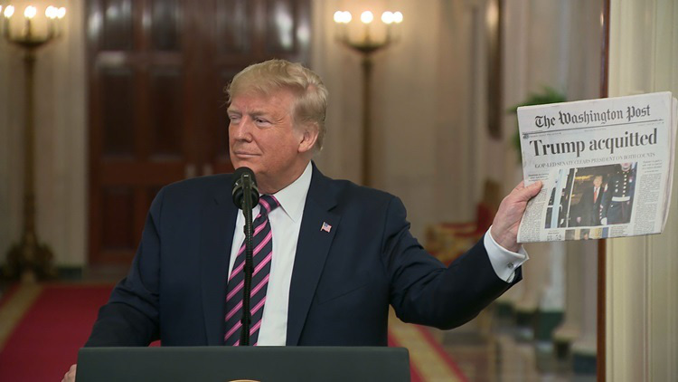 Ông Trump trút hết ân oán sau phiên tòa luận tội