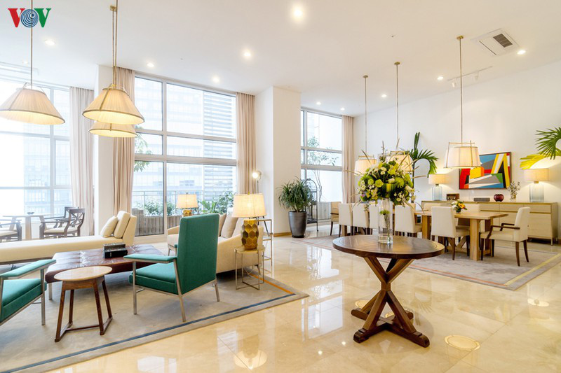 Căn hộ penhouse với phong cách đương đại thanh nhã