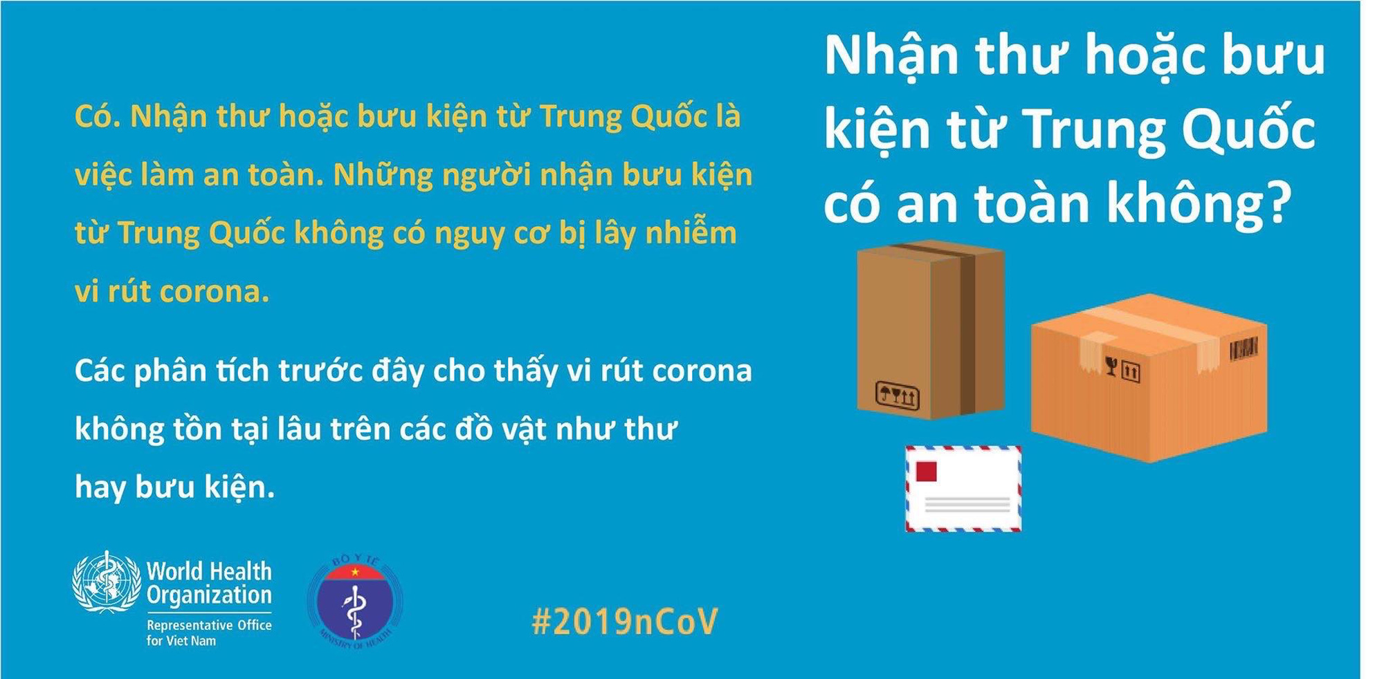 Bộ Y tế v&agrave; WHO giải đ&aacute;p thắc nhận bưu phẩm, thư t&iacute;n c&oacute; l&acirc;y nhiễm virus corona hay kh&ocirc;ng - Ảnh 3.