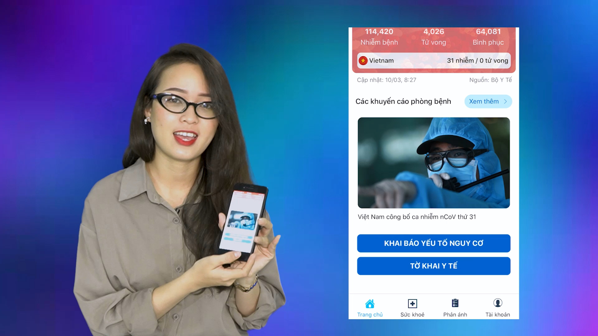 [Video] - COVID-19: Hướng dẫn cụ thể khai báo y tế trên điện thoại