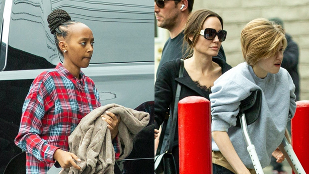 Hai c&ocirc; con g&aacute;i của Angelina Jolie phải phẫu thuật - Ảnh 1.
