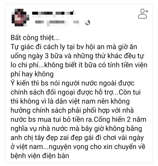 Quảng Nam: Không có chuyện người bị cách ly tự lo tiền ăn uống - Ảnh 1.