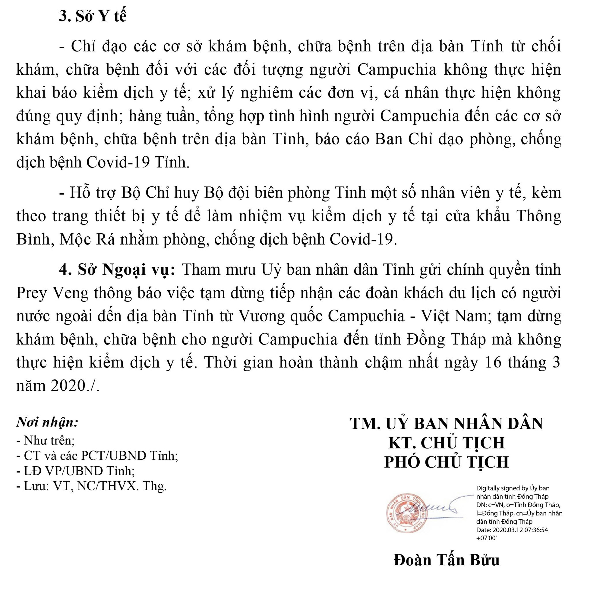 Đồng Tháp tạm dừng tiếp nhận khách du lịch nước ngoài trước dịch Covid-19 - Ảnh 2.