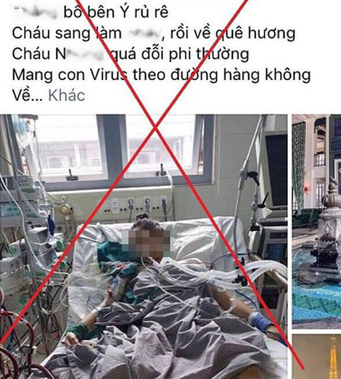 Triệu tập nam thanh ni&ecirc;n đăng ảnh sai sự thật về nữ bệnh nh&acirc;n Covid-19 thứ 17 - Ảnh 1.
