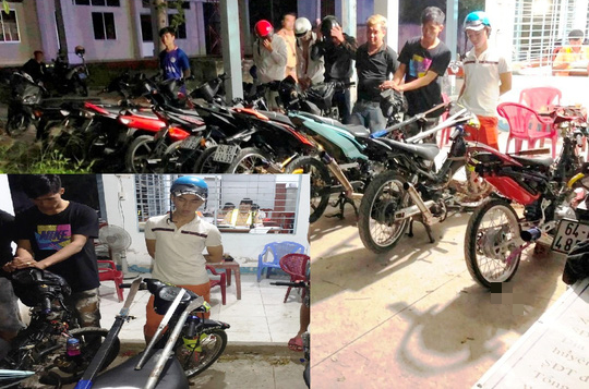 Bắt 80 đối tượng tổ chức đua xe trên quốc lộ 1 lúc 0 giờ