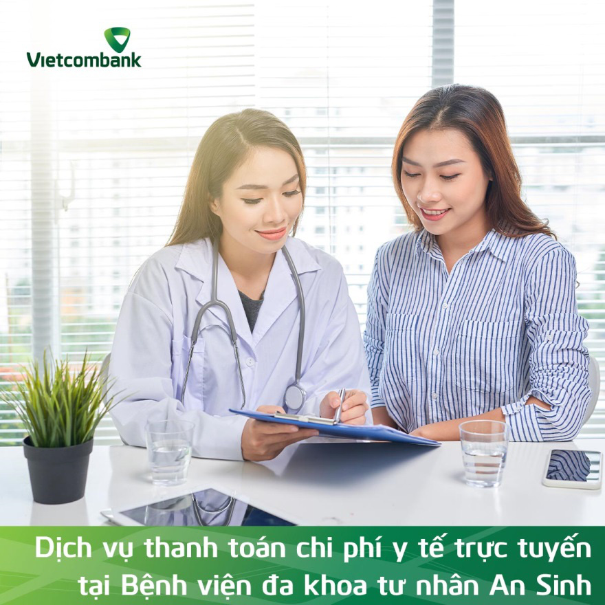 Vietcombank v&agrave; Bệnh viện An Sinh hợp t&aacute;c thanh to&aacute;n viện ph&iacute; trực tuyến - Ảnh 1.