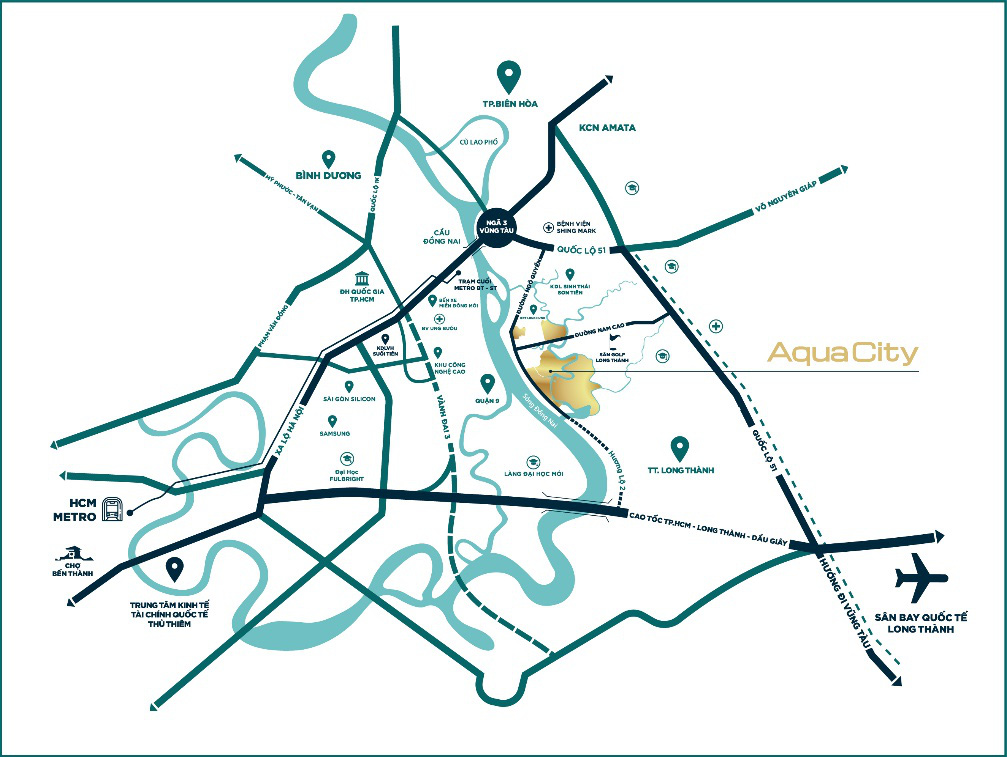 Sắc m&agrave;u Địa Trung Hải trong l&ograve;ng đ&ocirc; thị sinh th&aacute;i th&ocirc;ng minh Aqua City - Ảnh 2.
