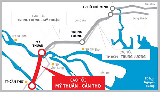 Rút ngắn thời gian thực hiện tuyến cao tốc Mỹ Thuận - Cần Thơ, cách nào?