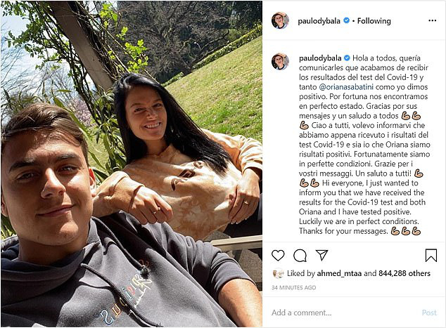 Paulo Dybala nhiễm Covid-19, Juventus lo vỡ trận - Ảnh 1.