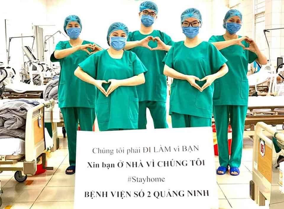 Chùm ảnh: Y bác sĩ cả nước kêu gọi cộng đồng vượt qua dịch Covid-19 - Ảnh 3.