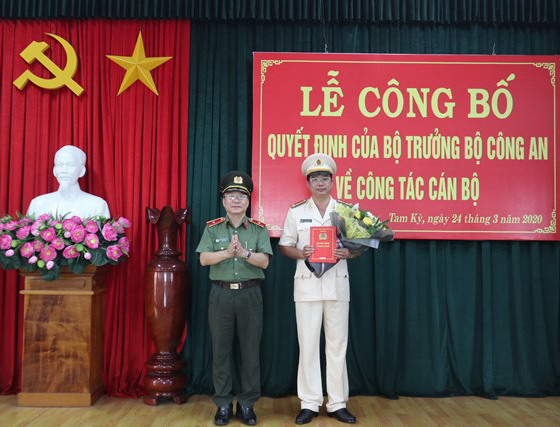 Điều động, bổ nhiệm nhiều nh&acirc;n sự chủ chốt C&ocirc;ng an tỉnh Quảng Nam - Ảnh 1.