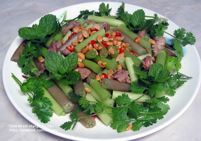 Gỏi b&ocirc;ng s&uacute;ng: M&oacute;n ngon d&acirc;n d&atilde; v&ugrave;ng đồng qu&ecirc; Ph&uacute; Y&ecirc;n - Ảnh 1.