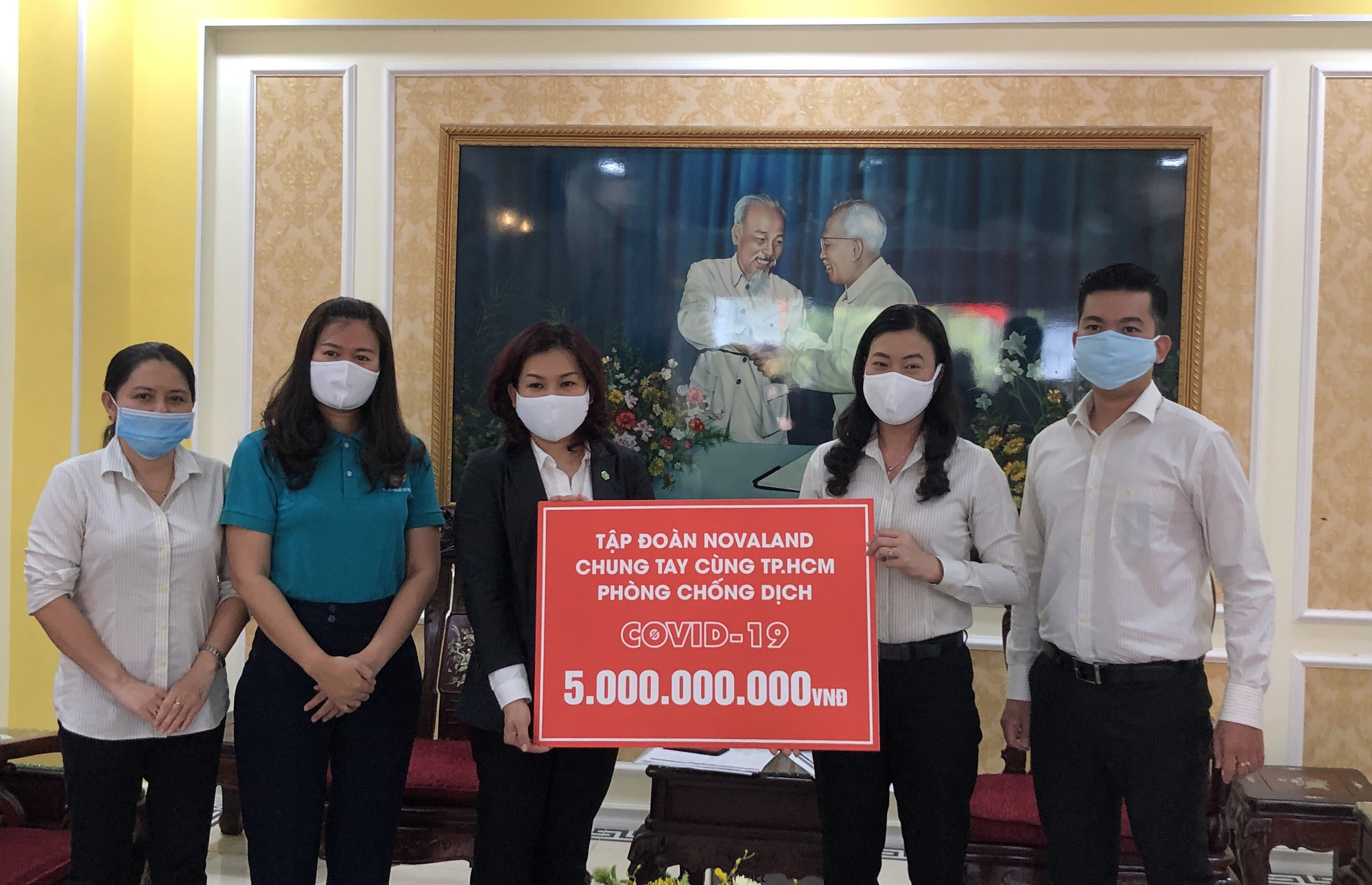 Novaland chung tay c&ugrave;ng cộng đồng ph&ograve;ng chống dịch Covid-19 - Ảnh 1.