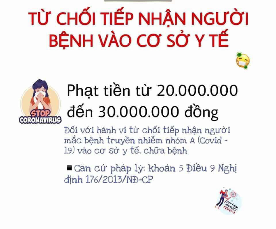 Những chế tài xử phạt liên quan đến phòng chống Covid-19 mà người dân cần  biết