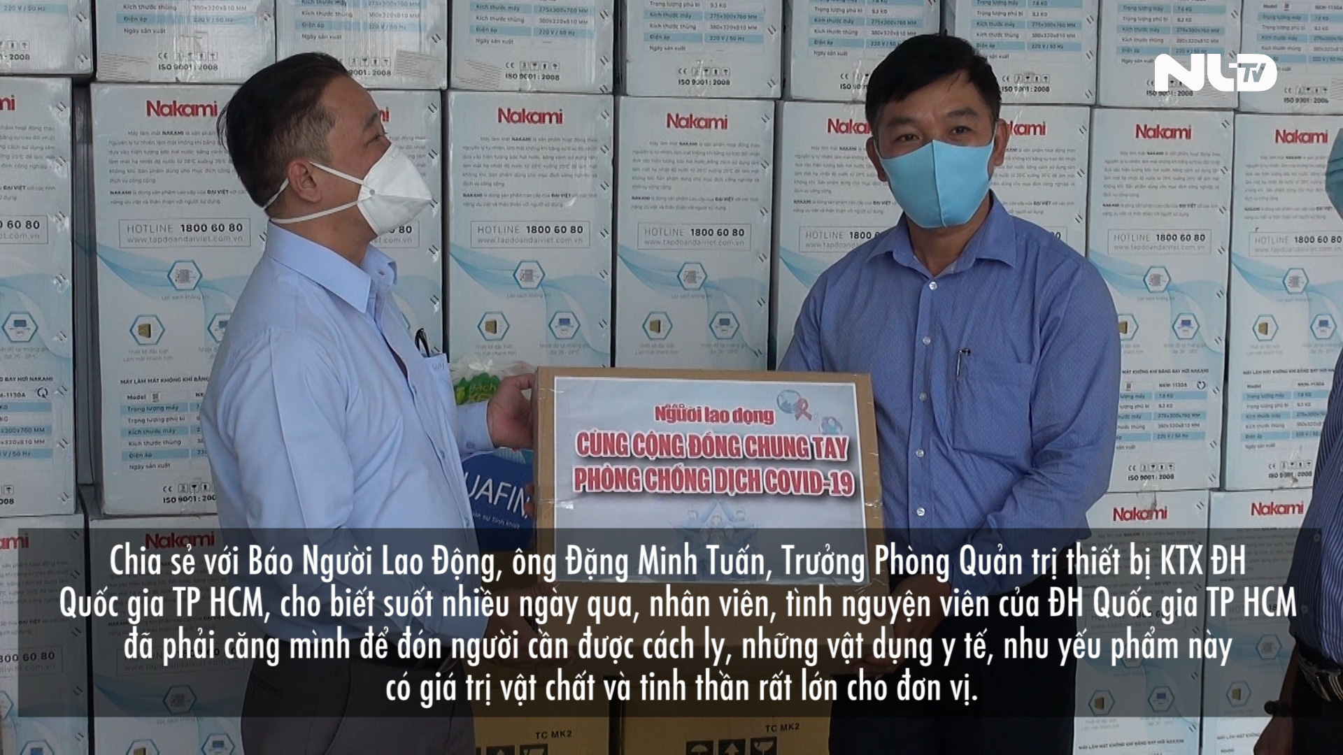 [Video] - Cùng Báo Người Lao Động chung tay hỗ trợ phòng chống dịch Covid-19