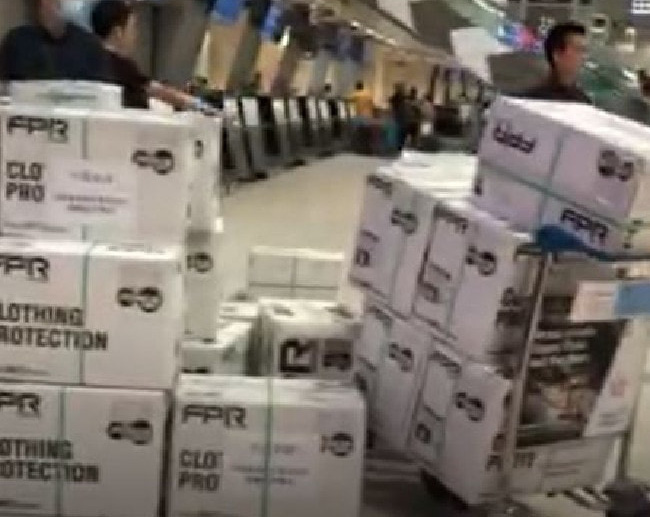 Công ty Trung Quốc âm thầm gom 90 tấn vật tư y tế khiến Úc lao đao