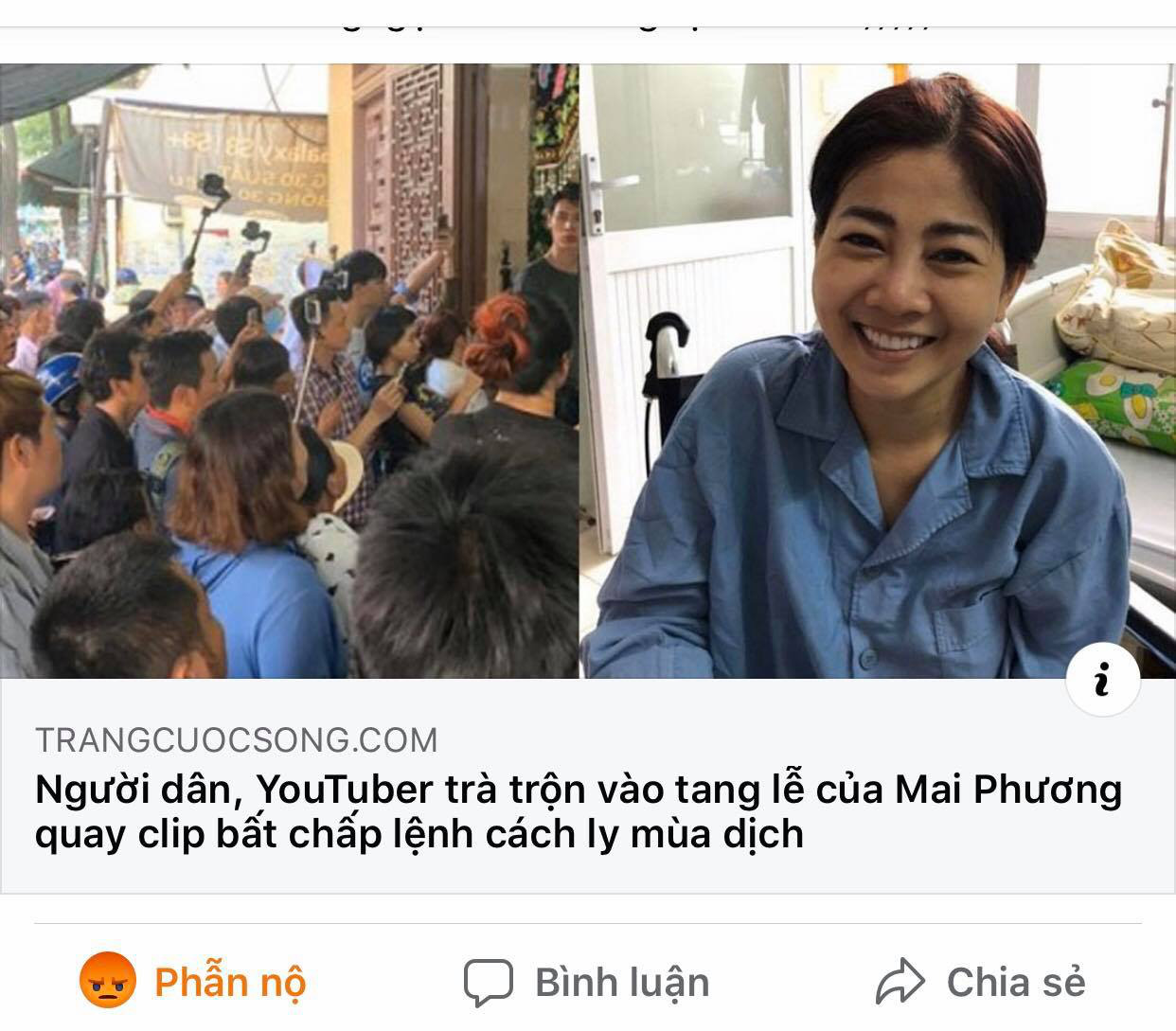 Tang lễ diễn viên Mai Phương: Lại xuất hiện những người vô cảm - Ảnh 2.