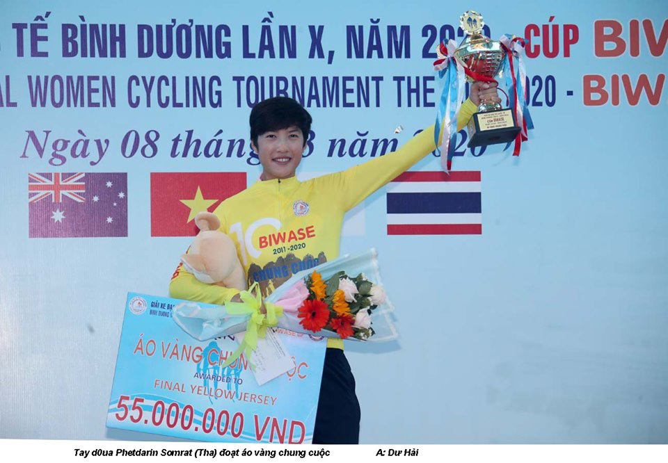 Phetdarin Somrat đoạt áo vàng chung cuộc Biwase 2020