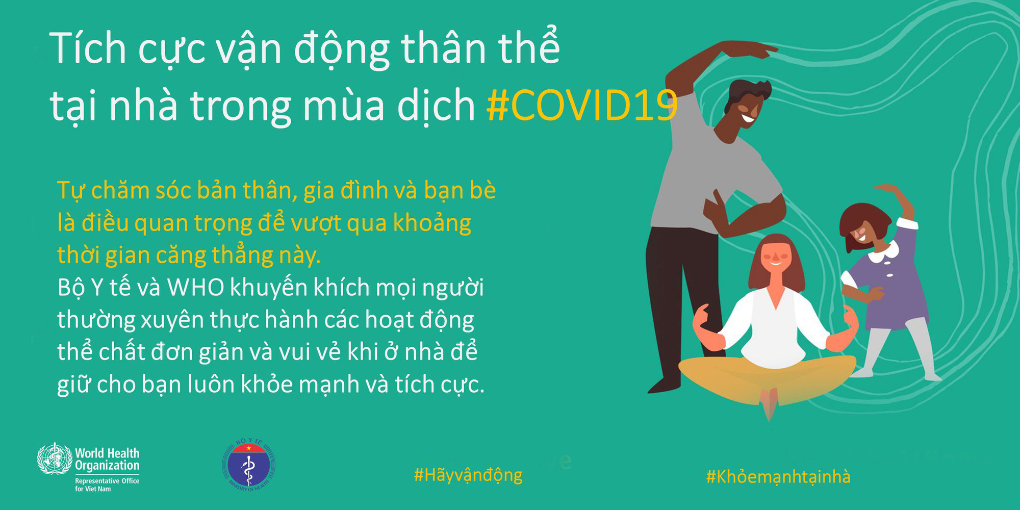 Bộ Y tế khuyến c&aacute;o về tăng cường thể lực, giữ sức khoẻ l&uacute;c c&aacute;ch ly x&atilde; hội chống Covid-19 - Ảnh 5.