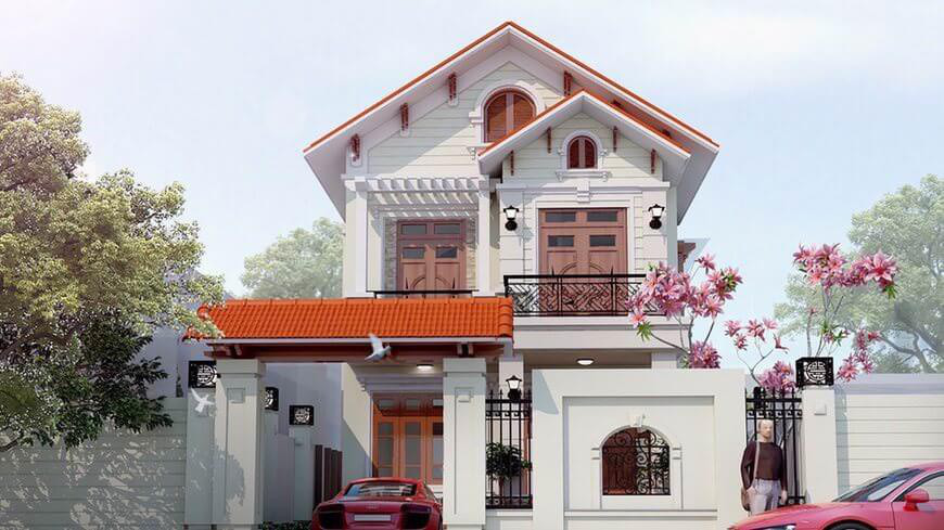 10 mẫu nh&agrave; 2 tầng chỉ 700 triệu đẹp kh&ocirc;ng ch&ecirc; v&agrave;o đ&acirc;u được - Ảnh 4.