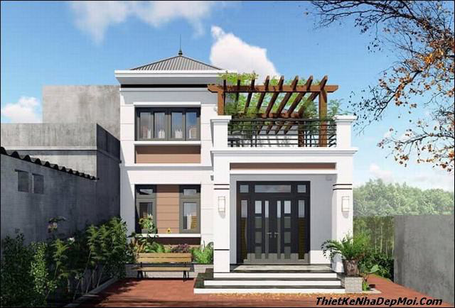 10 mẫu nh&agrave; 2 tầng chỉ 700 triệu đẹp kh&ocirc;ng ch&ecirc; v&agrave;o đ&acirc;u được - Ảnh 1.