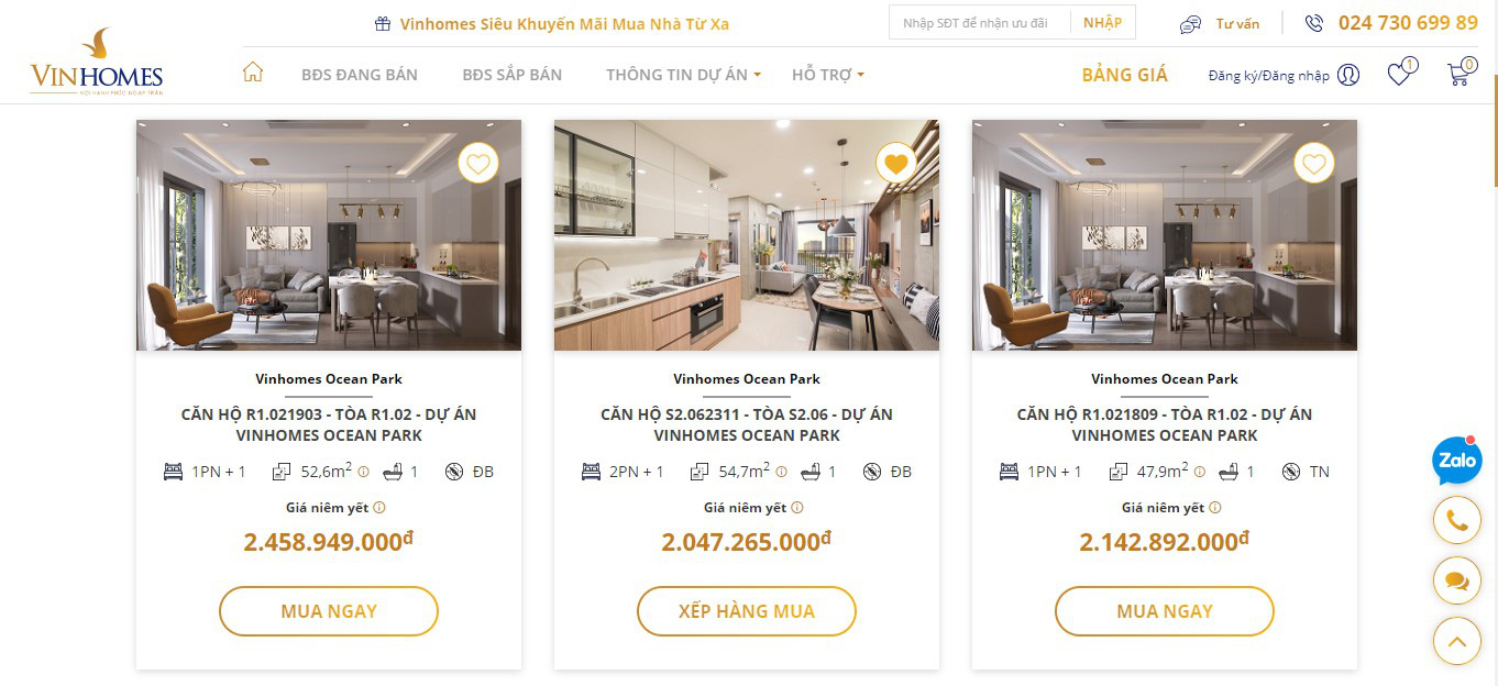 Vinhomes ra mắt s&agrave;n giao dịch bất động sản trực tuyến  - Ảnh 3.
