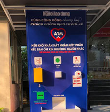 Báo Người Lao Động mở chương trình "ATM thực phẩm miễn phí"