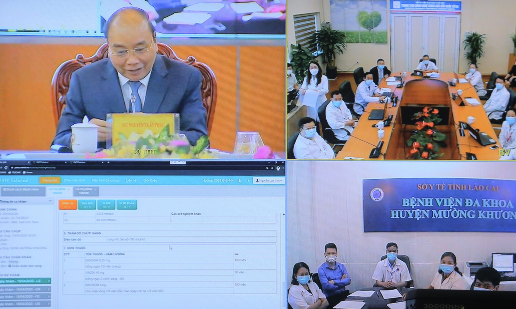 Thủ tướng dự lễ khai trương 2 sản phẩm c&ocirc;ng nghệ gi&uacute;p kh&aacute;m bệnh từ xa v&agrave;  ph&ograve;ng, chống Covid-19 - Ảnh 2.