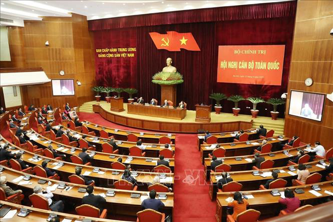 Ch&ugrave;m ảnh Tổng B&iacute; thư, Chủ tịch nước Nguyễn Ph&uacute; Trọng chủ tr&igrave; Hội nghị c&aacute;n bộ to&agrave;n quốc - Ảnh 8.