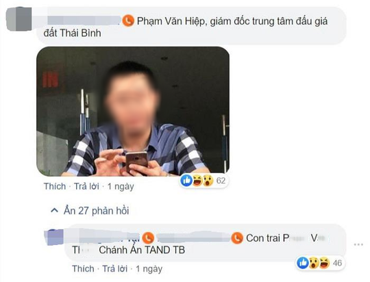 Thông tin sai sự thật 1 bị can trong vụ Đường "Nhuệ" là con trai Chánh án Thái Bình