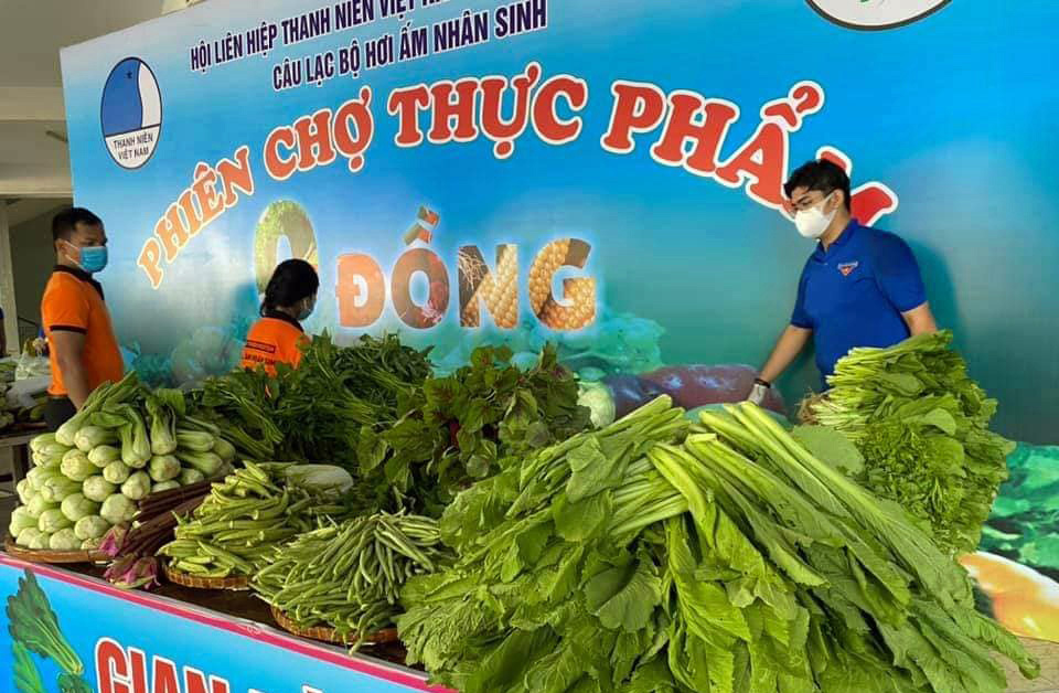 Đồng Nai: Mở phiên chợ 0 đồng ở huyện Long Thành - Ảnh 1.