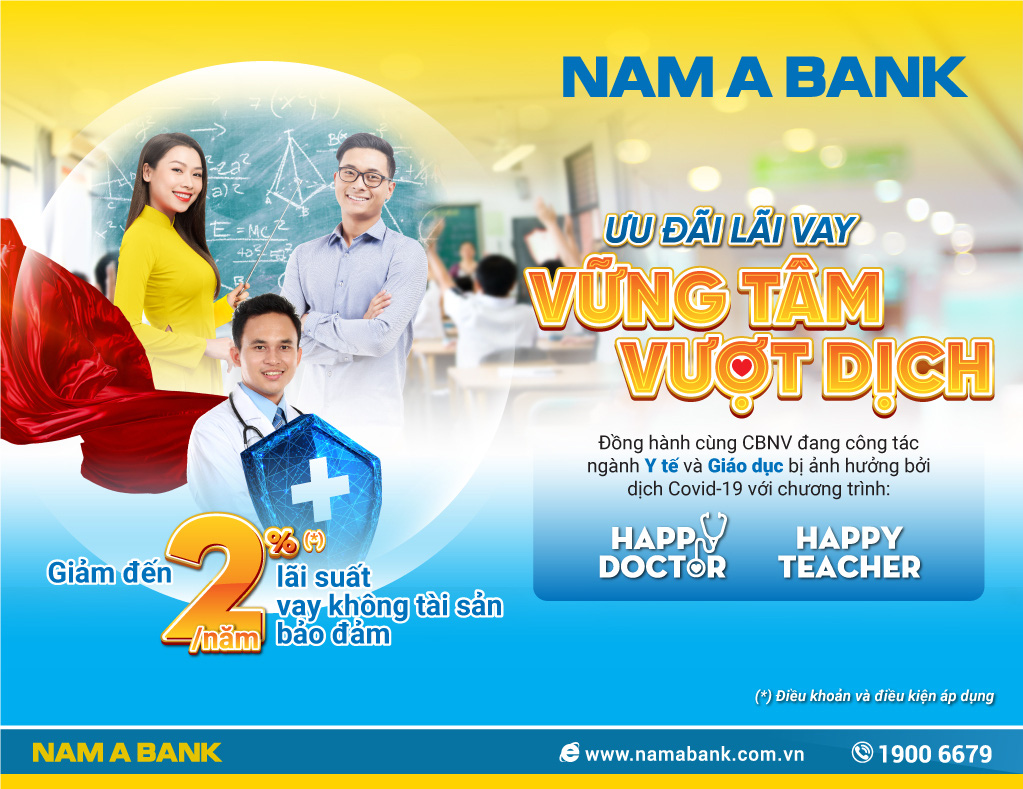 Ngân hàng ưu đãi vay cho CBNV ngành Giáo dục và Y tế ảnh hưởng bởi dịch Covid-19 - Ảnh 1.