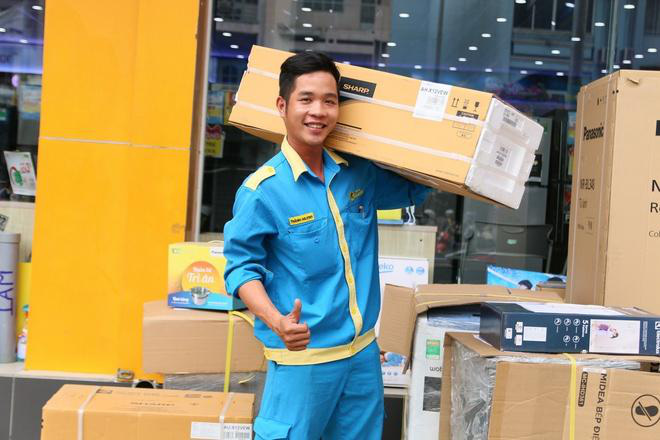 Điện M&aacute;y Xanh g&acirc;y sốt với dịch vụ giao h&agrave;ng si&ecirc;u tốc s&aacute;ng mua - chiều lắp - Ảnh 1.