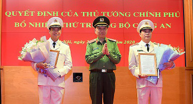 Bộ Công an có 2 tân Thứ trưởng