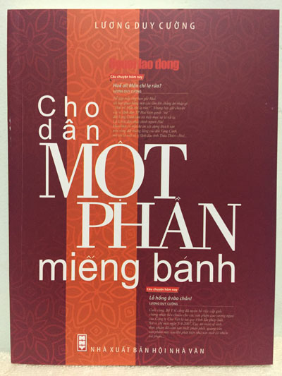 Cho dân một phần miếng bánh - Ảnh 1.