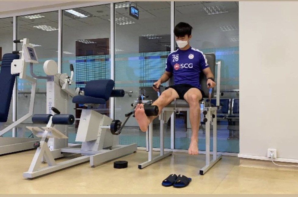 Sau Xuân Trường, Huy Hùng, đến lượt Duy Mạnh bắt đầu tập hồi phục ở "lò" PVF