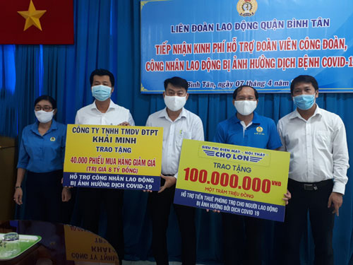 Vận động chăm lo người lao động khó khăn