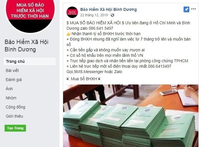 Gom sổ BHXH của người lao động để trục lợi