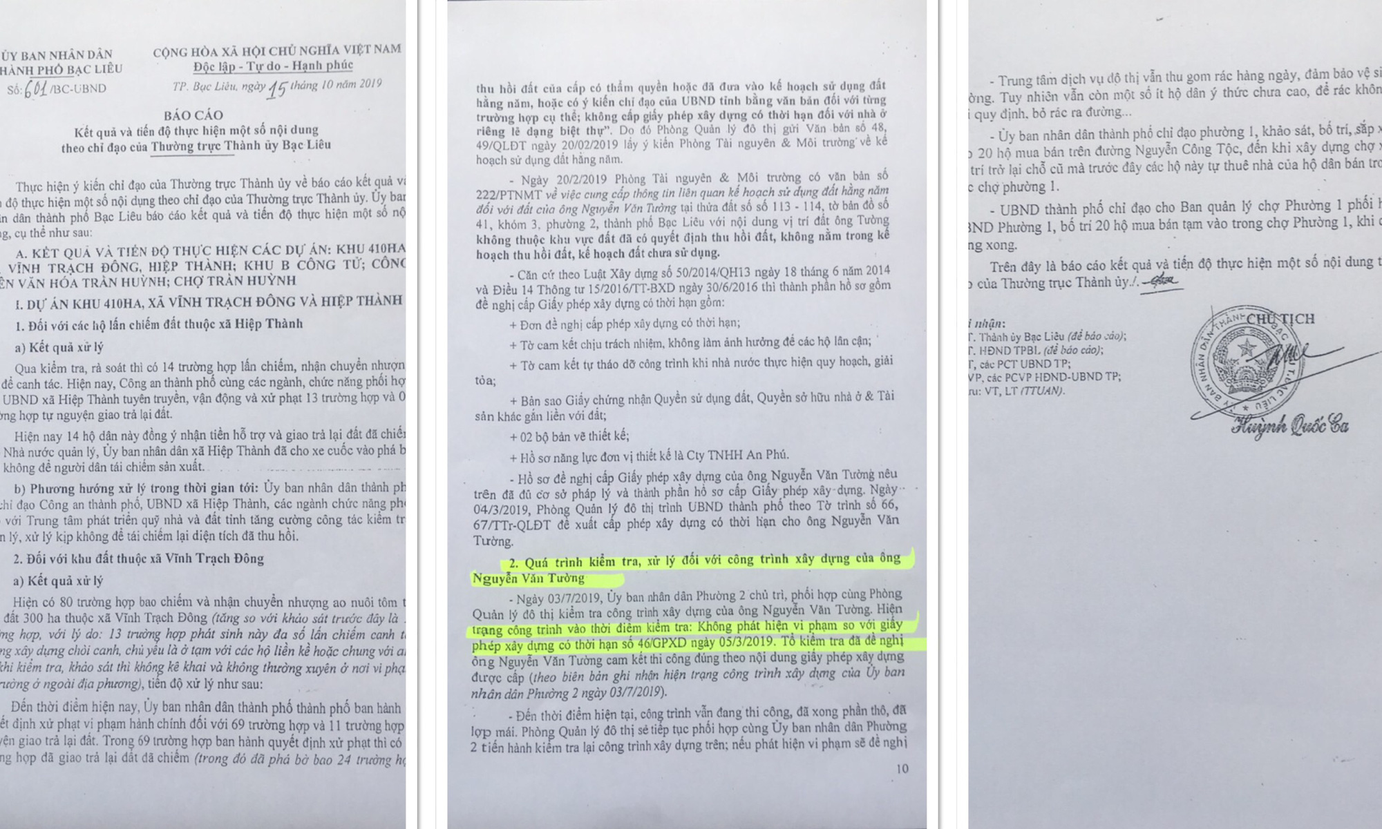 Chủ tịch TP Bạc Li&ecirc;u k&yacute; văn bản đ&uacute;ng- sai - đ&uacute;ng - Ảnh 2.