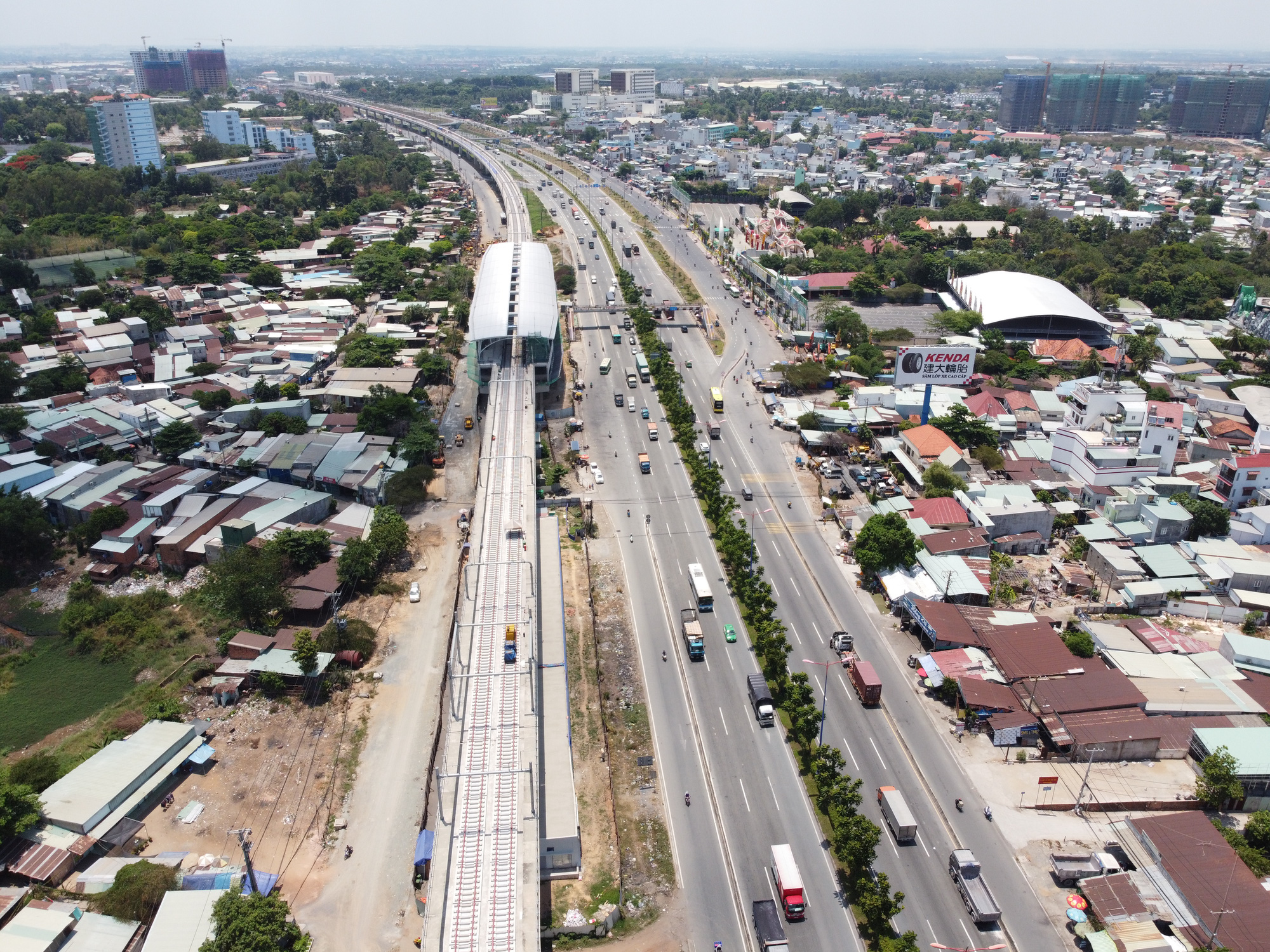 Cận cảnh Depot v&agrave; ga tr&ecirc;n cao tuyến metro Bến Th&agrave;nh - Suối Ti&ecirc;n - Ảnh 9.