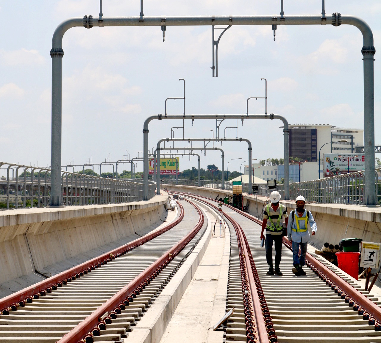 Cận cảnh Depot và ga trên cao tuyến metro Bến Thành - Suối Tiên