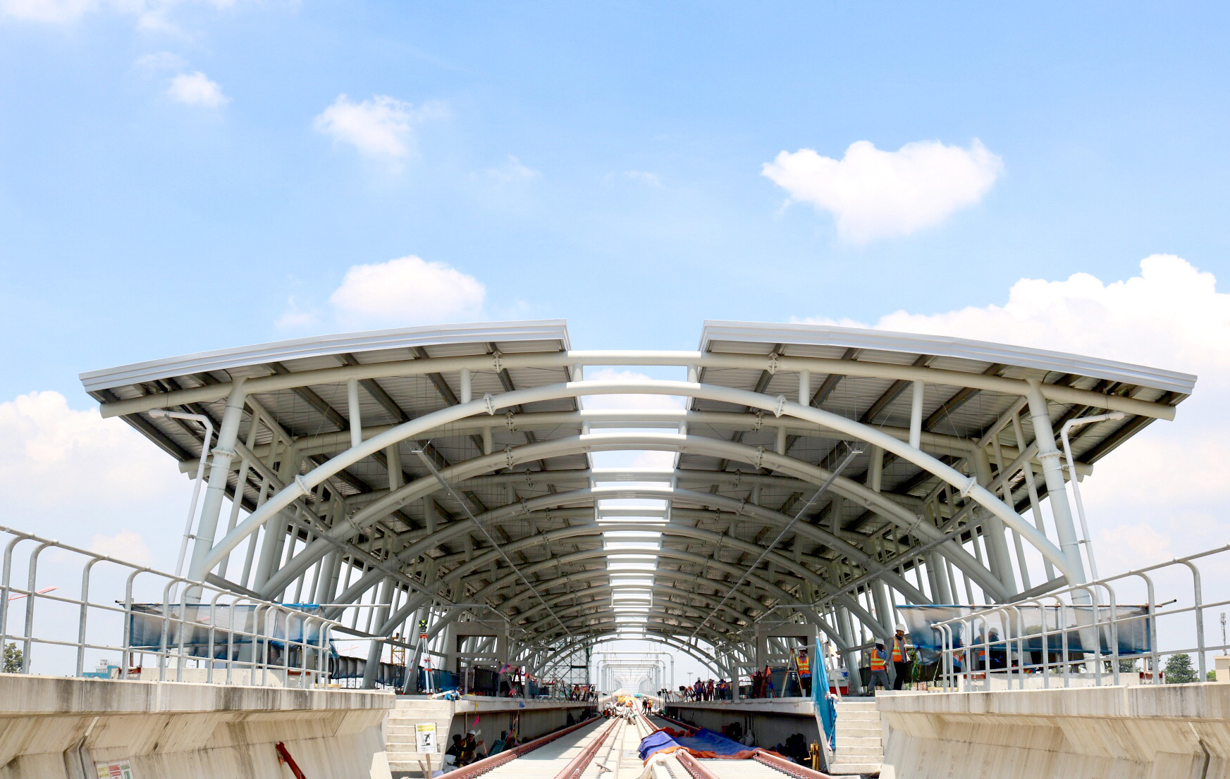 Cận cảnh Depot v&agrave; ga tr&ecirc;n cao tuyến metro Bến Th&agrave;nh - Suối Ti&ecirc;n - Ảnh 11.