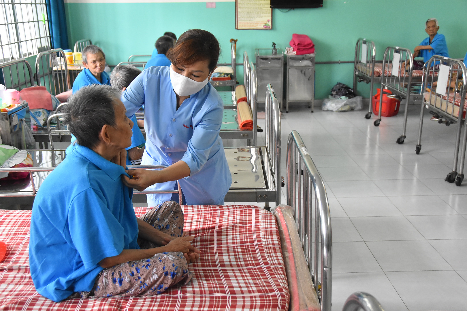 Hình ảnh biết nói ở chùa Kỳ Quang, Trung tâm Thạnh Lộc - Ảnh 7.