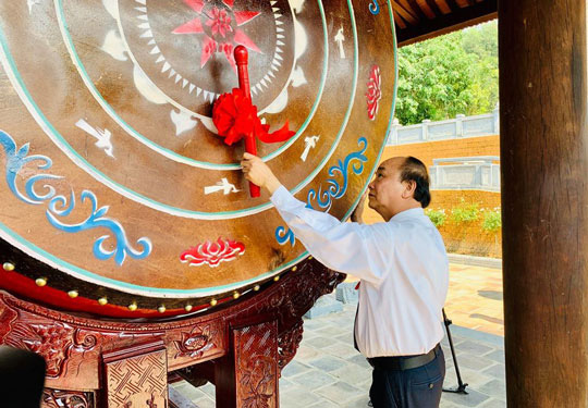 Khánh thành đền thờ gia tiên Chủ tịch Hồ Chí Minh