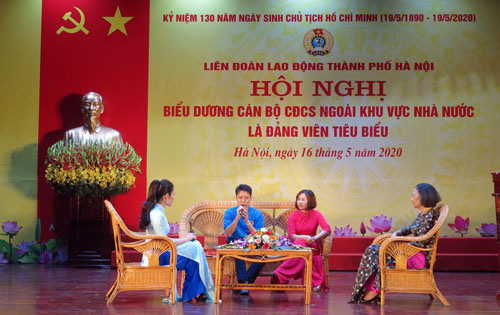 Hà Nội: Tôn vinh cán bộ Công đoàn cơ sở là đảng viên tiêu biểu
