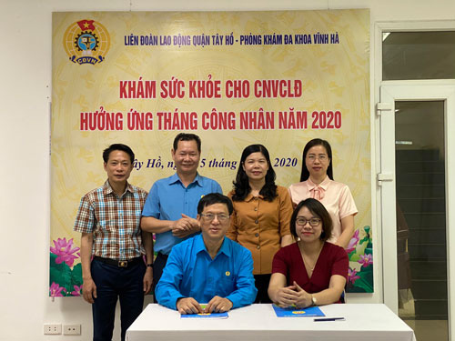 Hà Nội: Khám sức khỏe miễn phí cho gần 1.000 đoàn viên