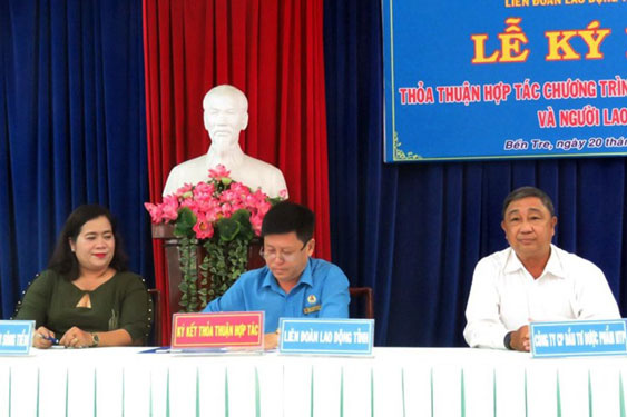 Bến Tre: Hợp t&aacute;c v&igrave; ph&uacute;c lợi đo&agrave;n vi&ecirc;n - lao động - Ảnh 1.