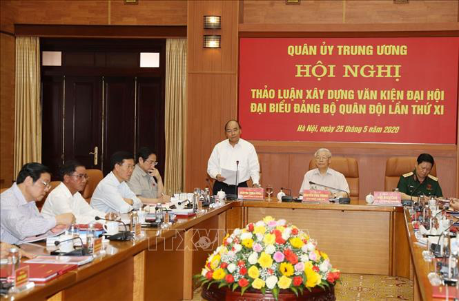 Ch&ugrave;m ảnh Tổng B&iacute; thư, Chủ tịch nước Nguyễn Ph&uacute; Trọng chủ tr&igrave; Hội nghị Qu&acirc;n ủy Trung ương - Ảnh 7.