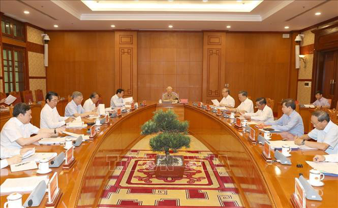 Tổng B&iacute; thư, Chủ tịch nước chủ tr&igrave; họp Thường trực Ban Chỉ đạo Trung ương ph&ograve;ng, chống tham nhũng - Ảnh 3.